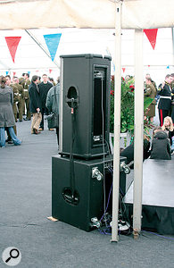 Where more volume is needed, especially if you need to put bass or drums through the PA, a subwoofer is pretty much essential.